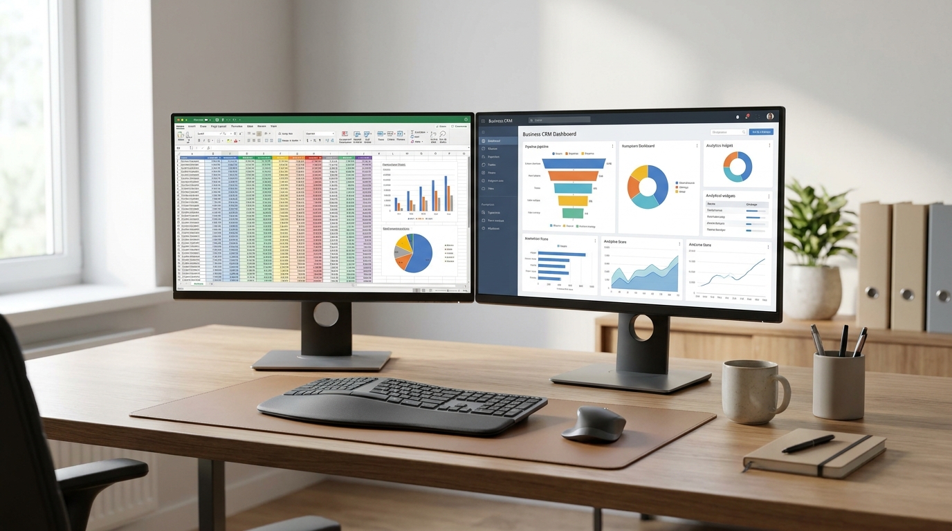 Компьютер для работы с большими Excel, 1С и CRM