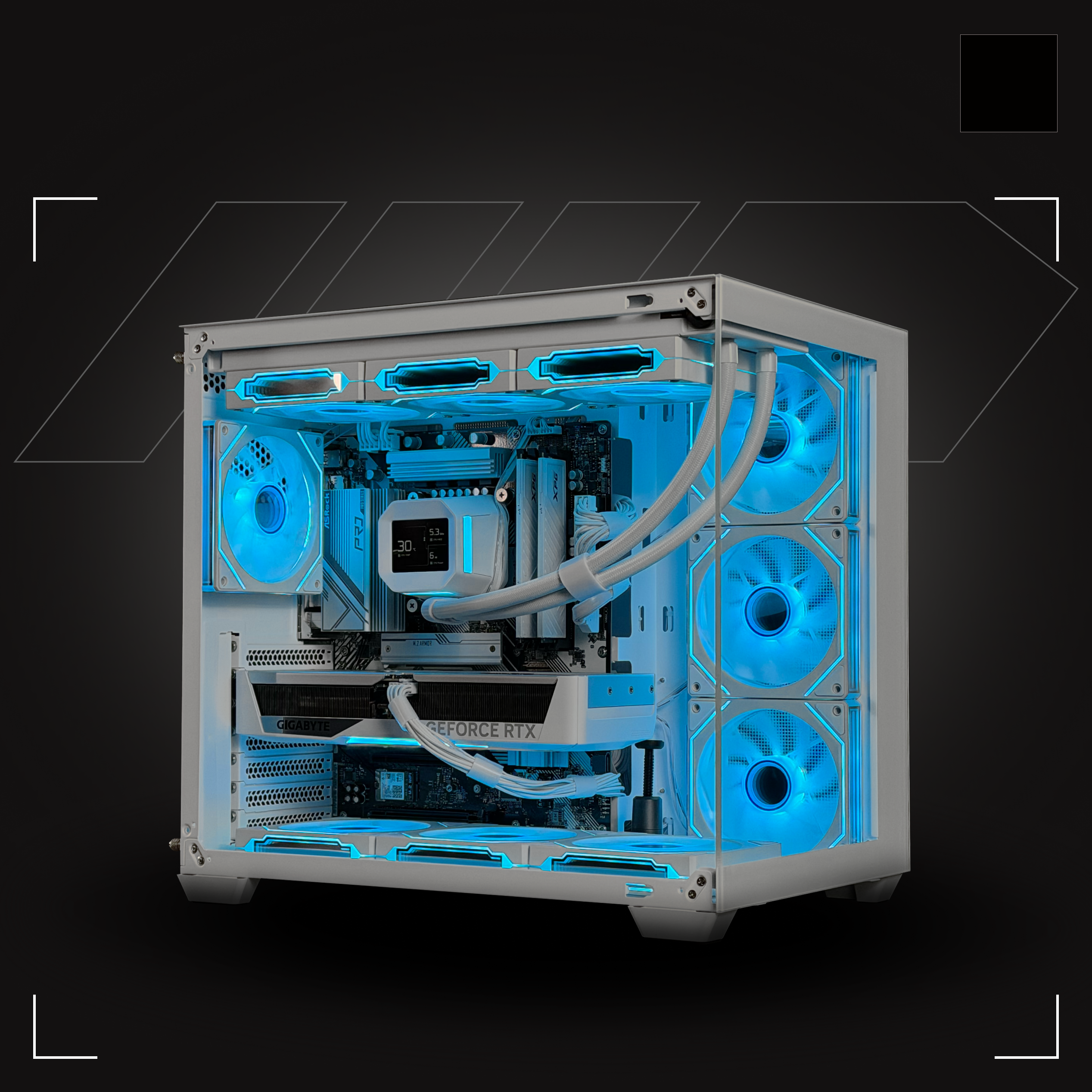 MAXXPC AERO MAX белый игровой ПК Total White