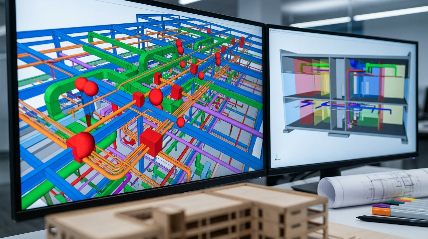BIM-координация и визуальная проверка строительной модели