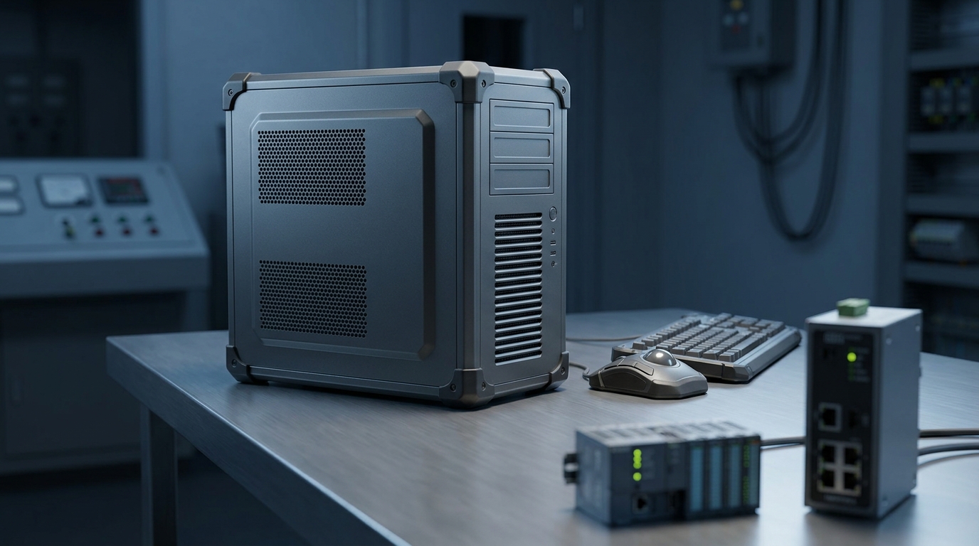 Компьютер инженера SCADA для PLC и промышленных сетей