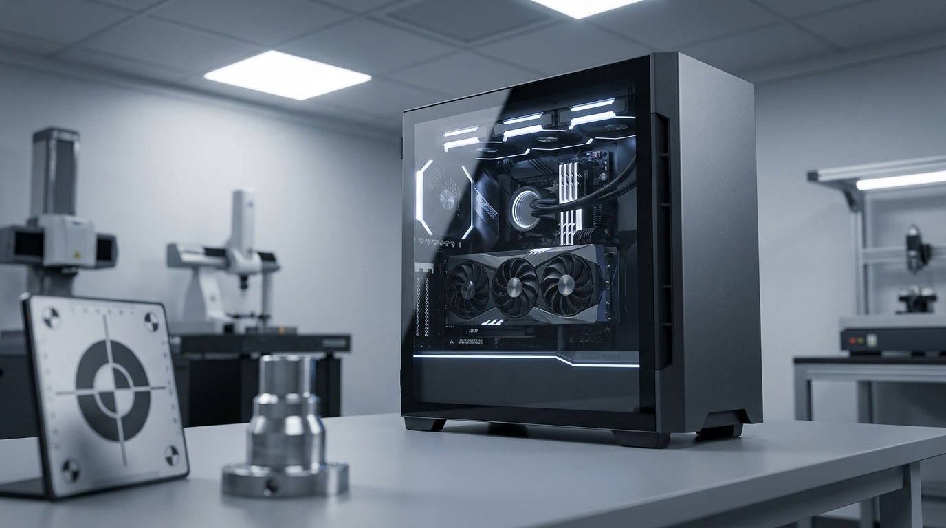 Компьютер для облаков точек сравнения с CAD и карт отклонений