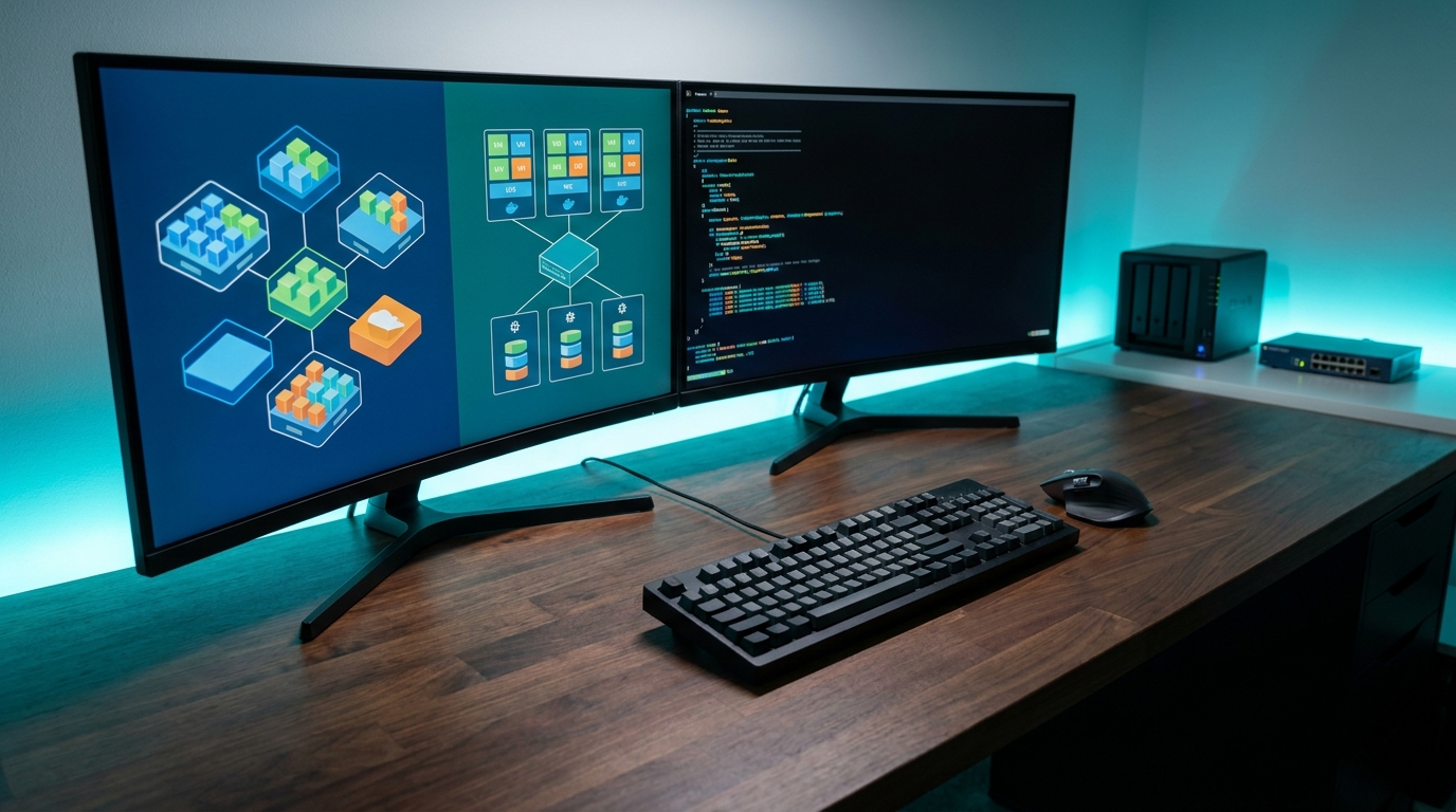 Рабочая станция для виртуализации Docker и локальных серверов