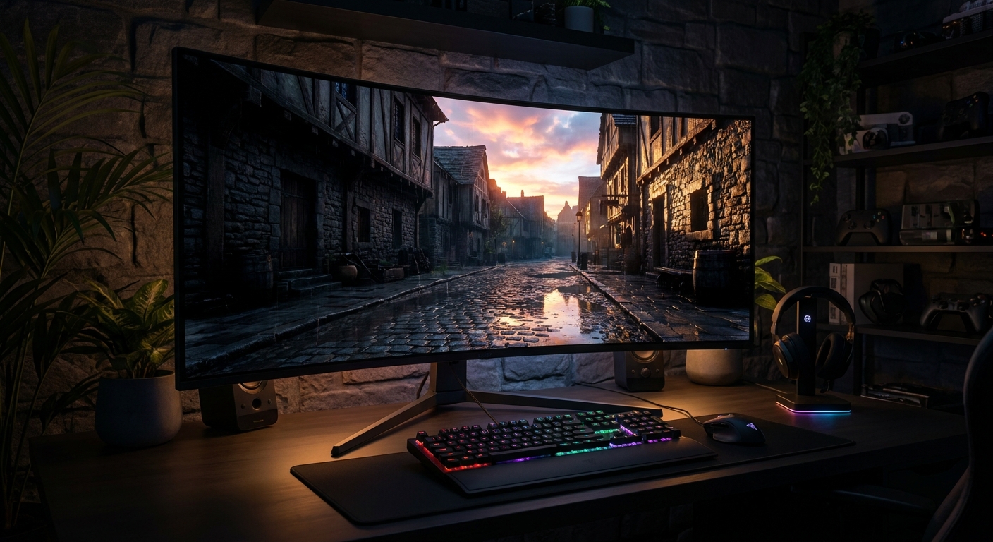 QD-OLED монитор для игрового ПК и 4K-гейминга