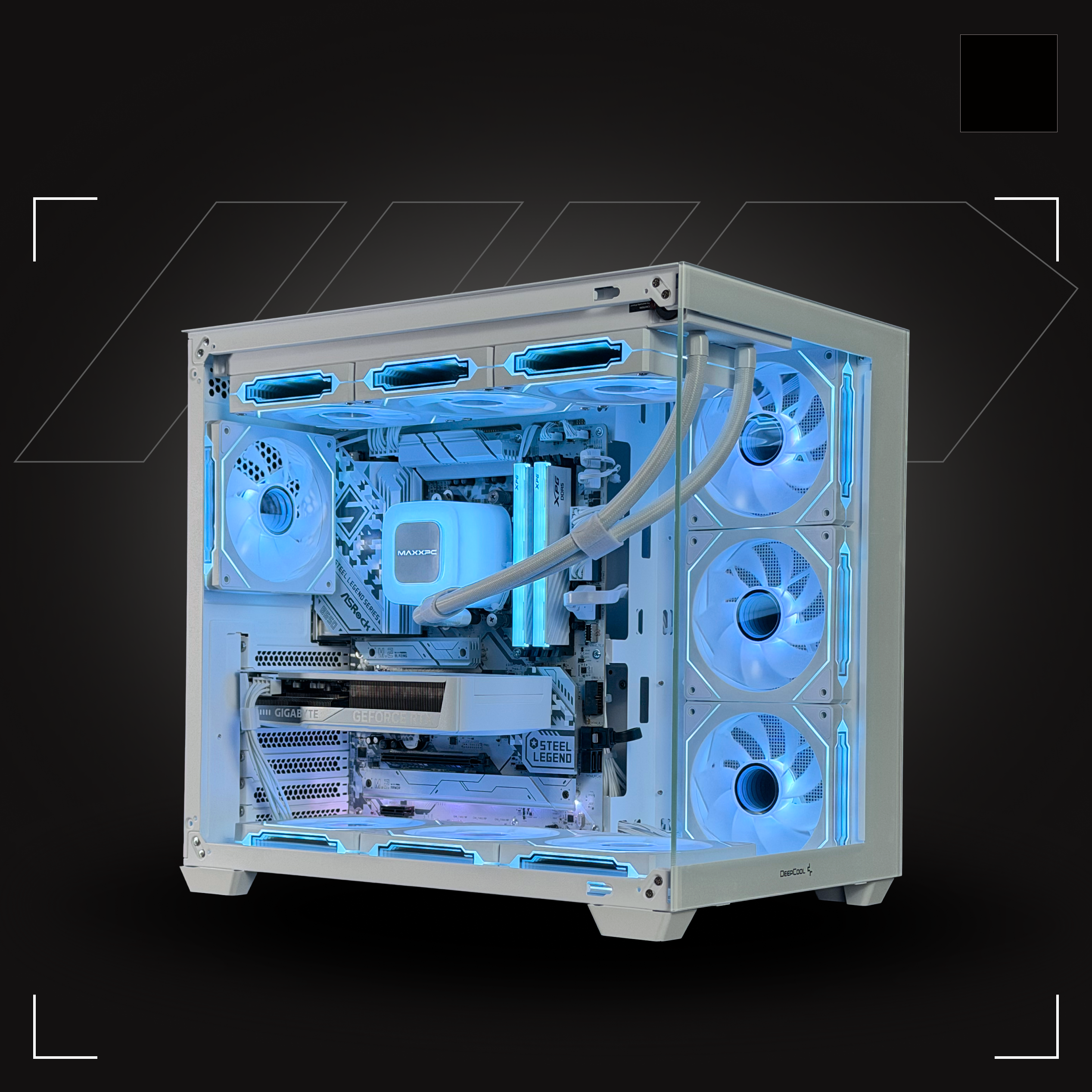Белая игровая сборка MAXXPC AERO PRO