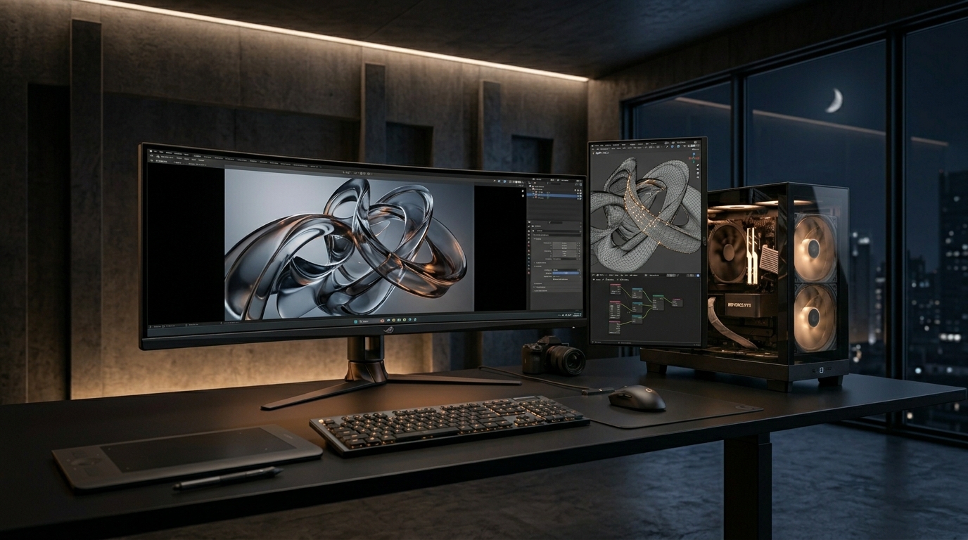 Рабочая станция для Blender и 3D-рендера
