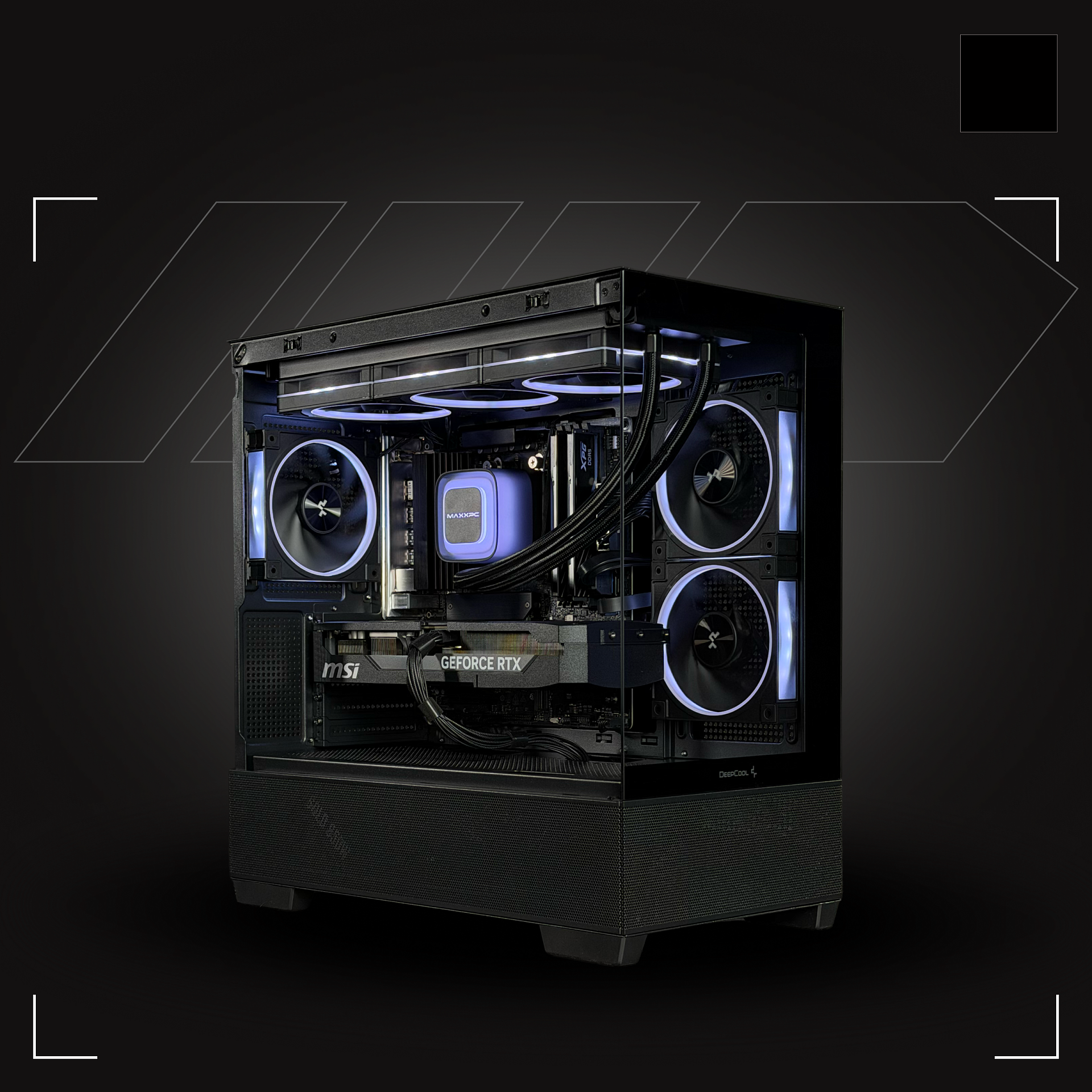 Обзор MAXXPC ONYX BASE: i5-14400F, RTX 5070 и запас для 2K/4K