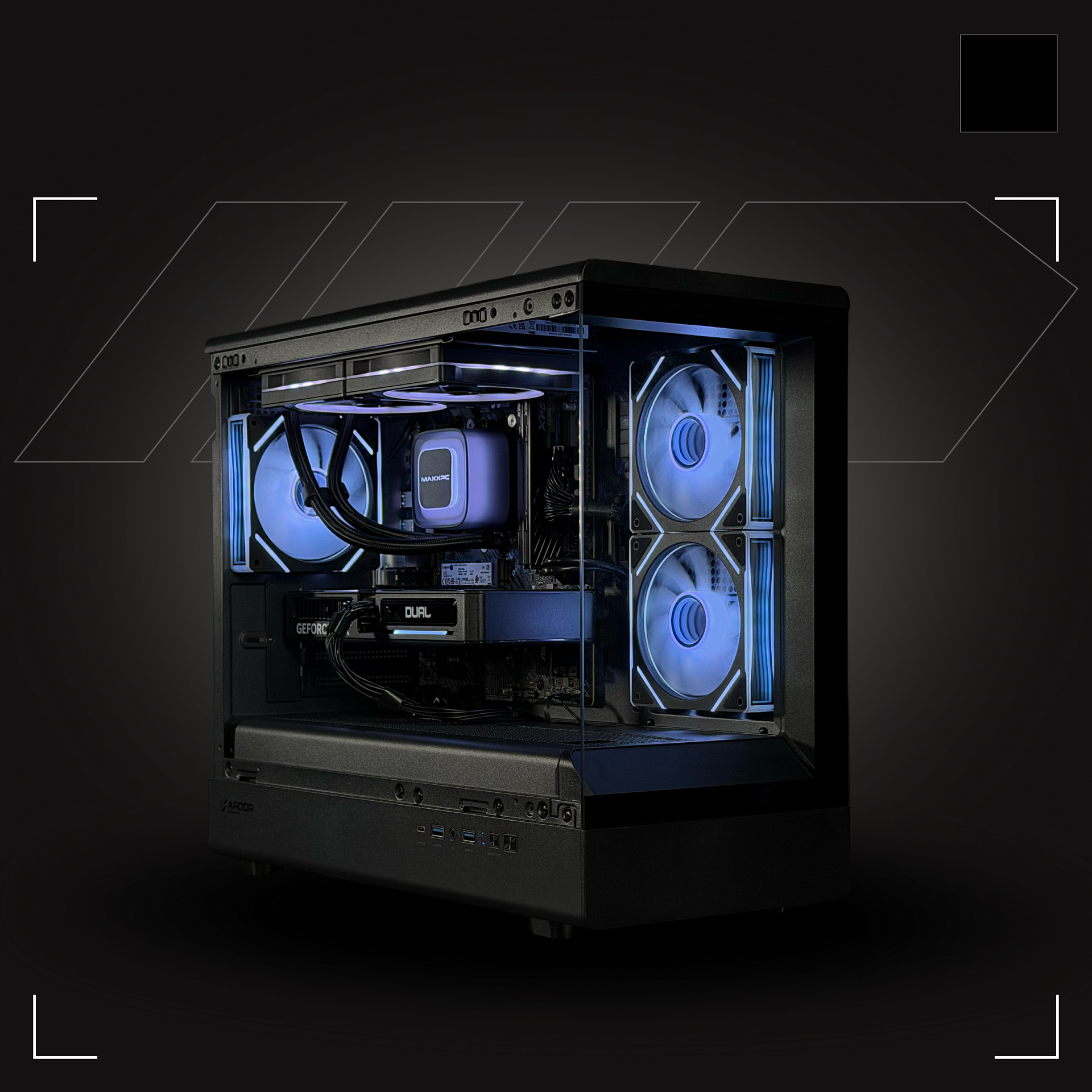 Обзор MAXXPC BOOST BASE: AM5, Ryzen 5 7500F и RTX 5060 Ti для 2K