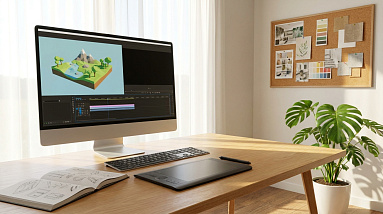 Компьютер для обучения 3D, монтажа и дизайна