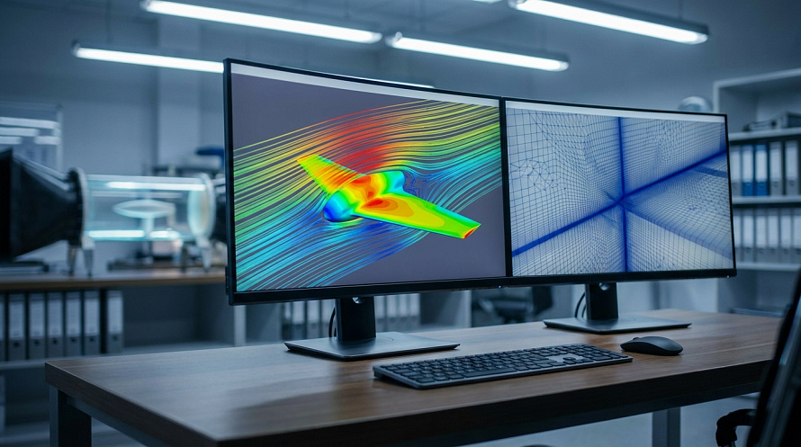 Рабочая станция для CFD и гидрогазодинамических расчётов