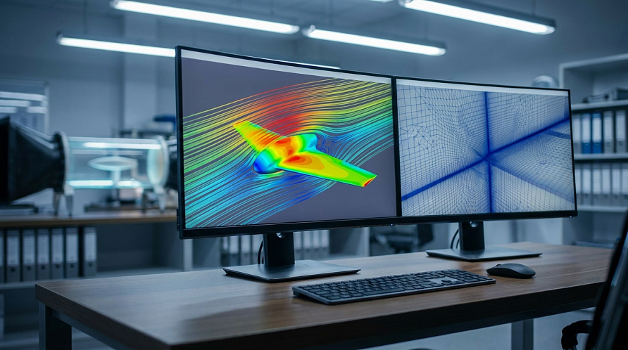 Рабочая станция для CFD и гидрогазодинамических расчётов