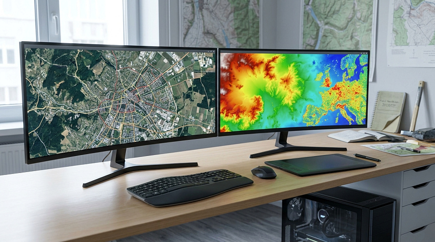 Рабочая станция для GIS, картографии и геоданных