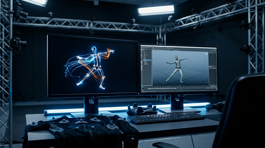 Рабочая станция для motion capture и захвата движений